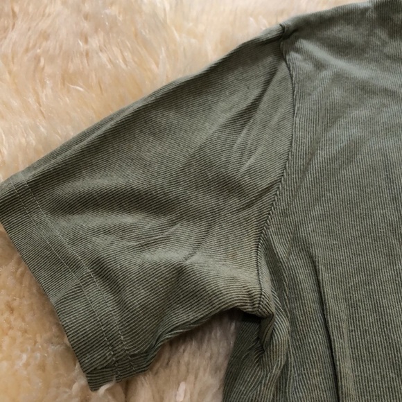 Talbots olive green tee size M - Picture 5 of 7